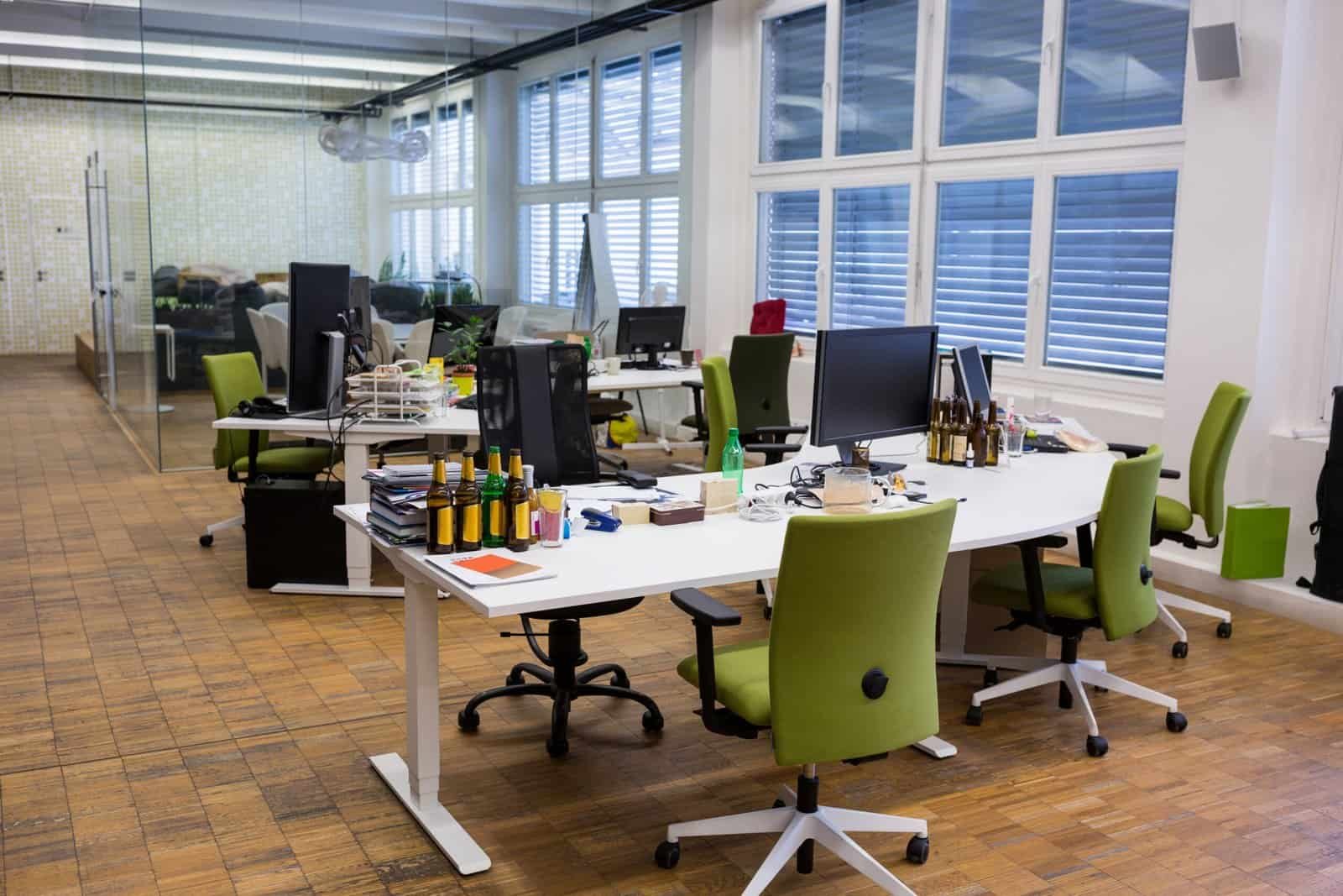Clean office space with professional cleaning services for a fresh environment.
